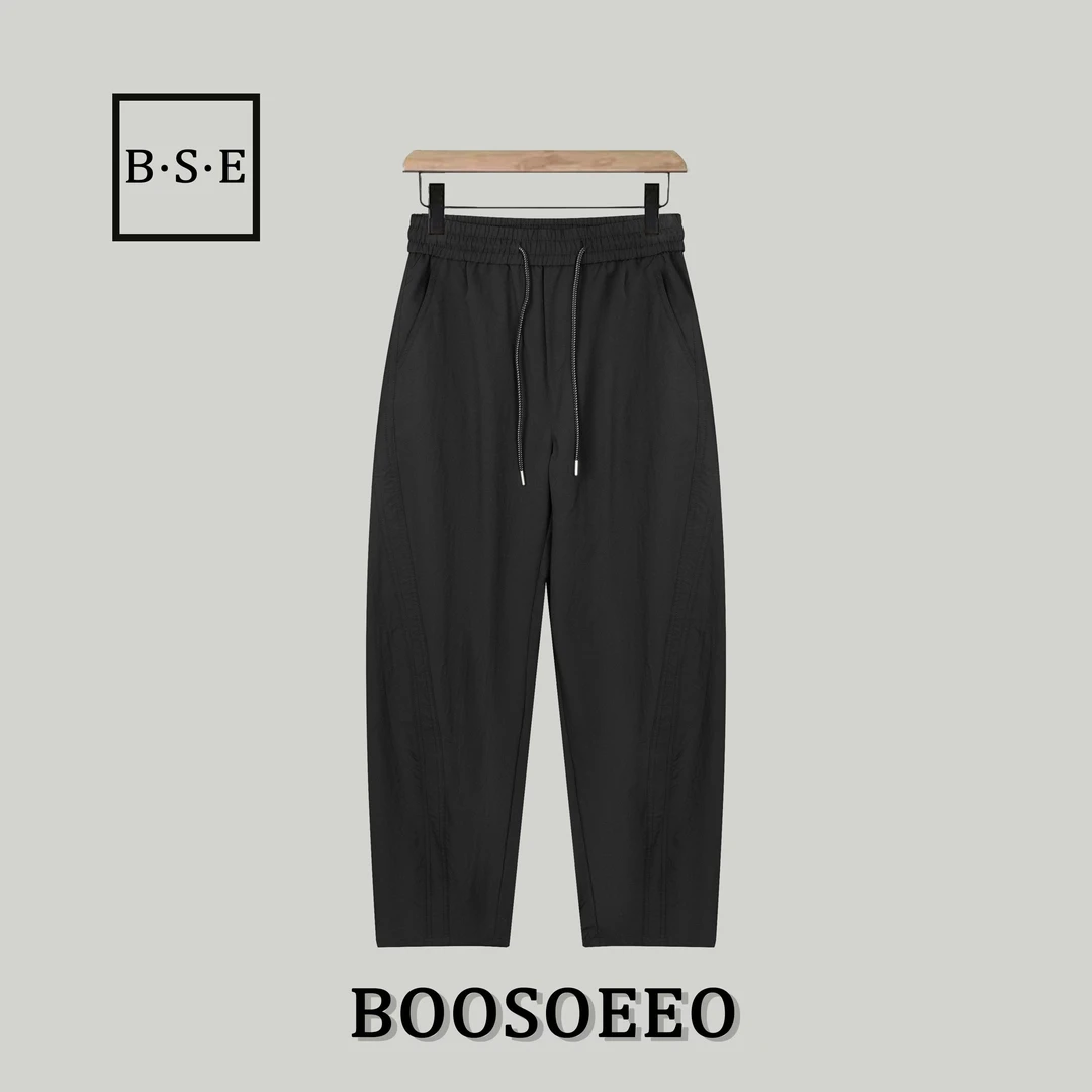 男士春夏户外潮流百搭弯刀散脚休闲裤