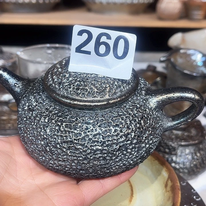 壶李**～高温柴烧陶泥冰烟壶