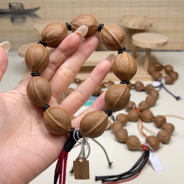 黑***哲手串/手链橄榄核20.5 28精品梅林铁核