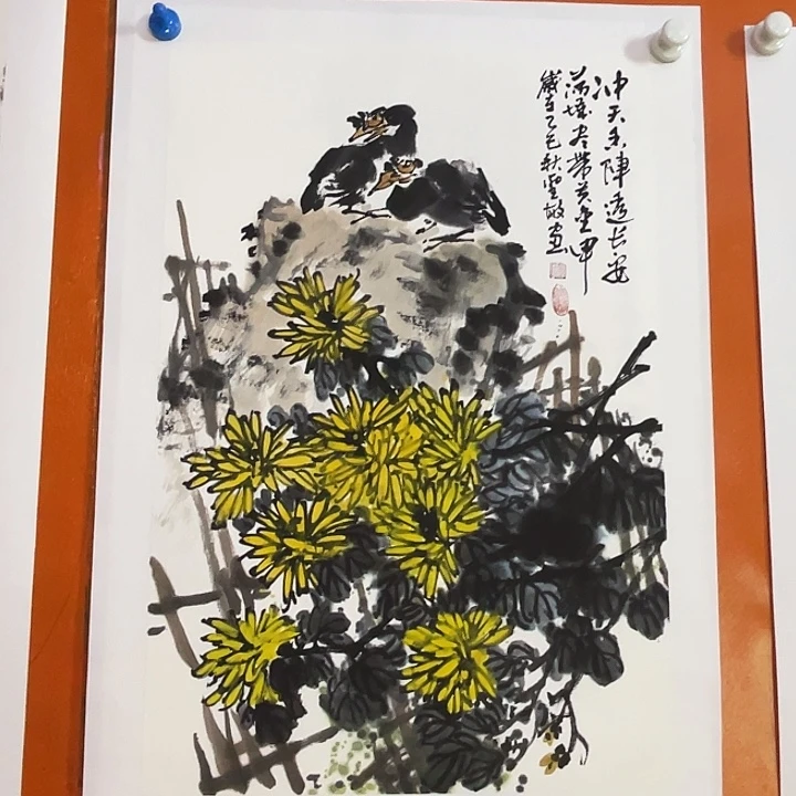 国画张圣敏先生纯手绘作品