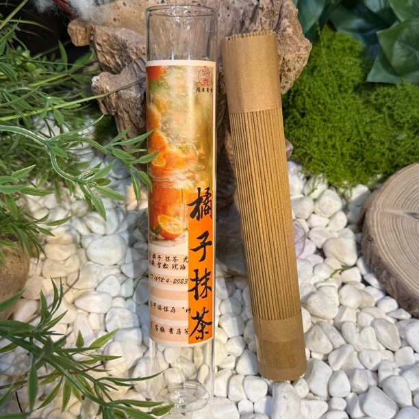【果茶新品】橘子抹茶线香100g
