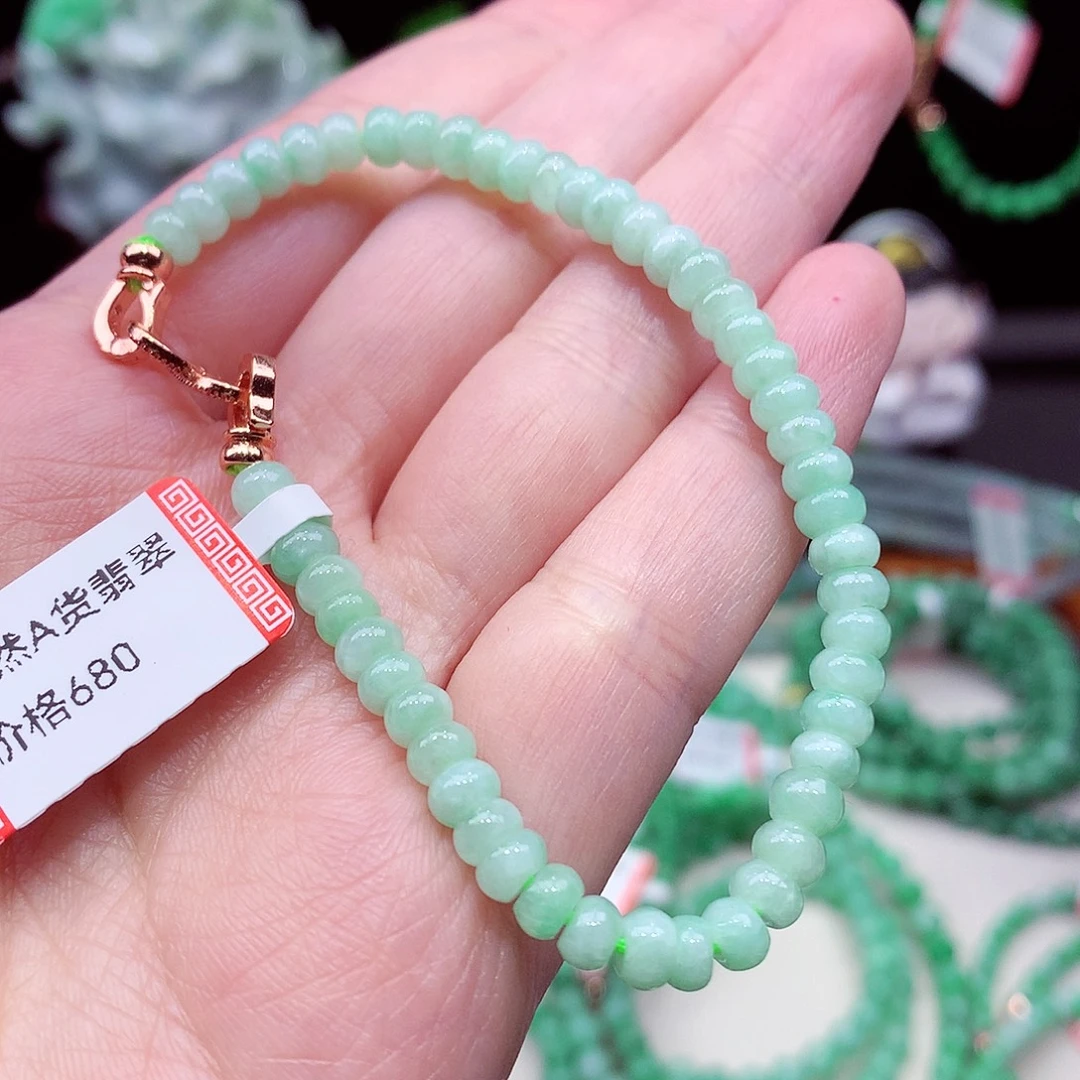 翡翠未镶嵌手链翡翠