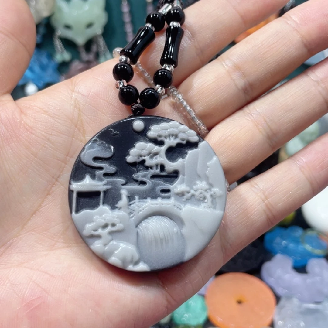 【闪购商品】未镶嵌岫玉颈饰24项链