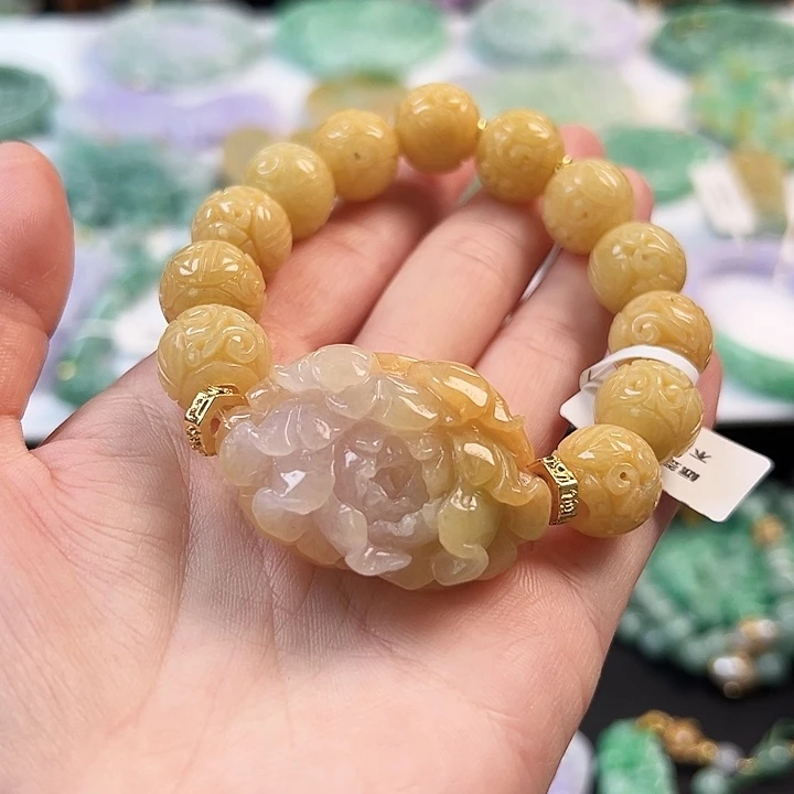 未镶嵌手链翡翠手串