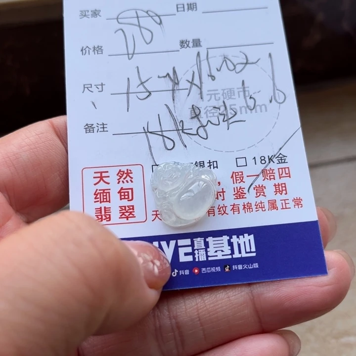 翡翠未镶嵌颈饰天然