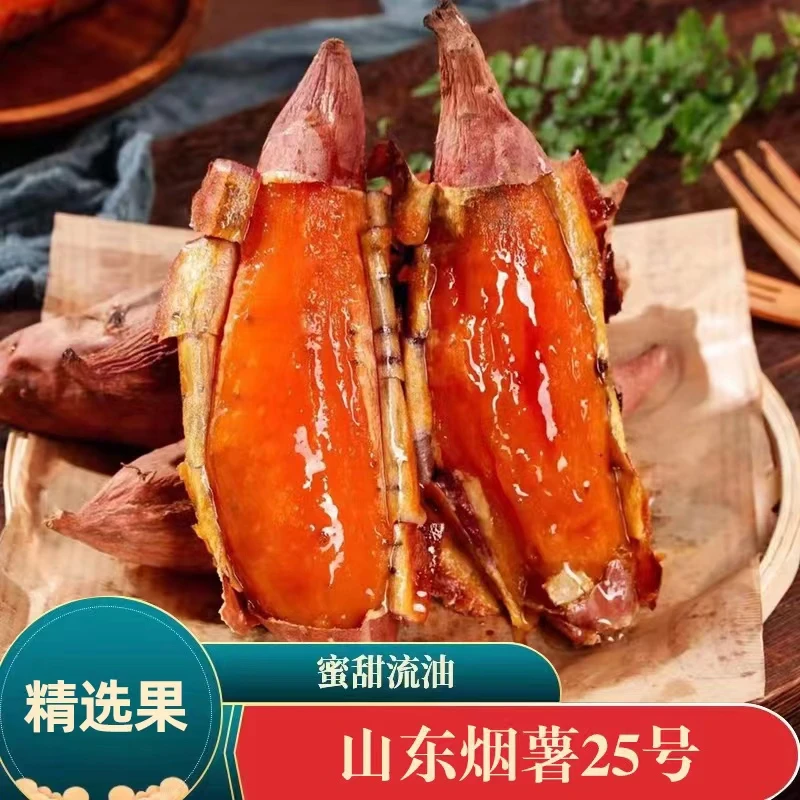 山东烟薯25号蜜薯净重5斤新鲜糖心番薯中小果软糯香甜地瓜烤红薯