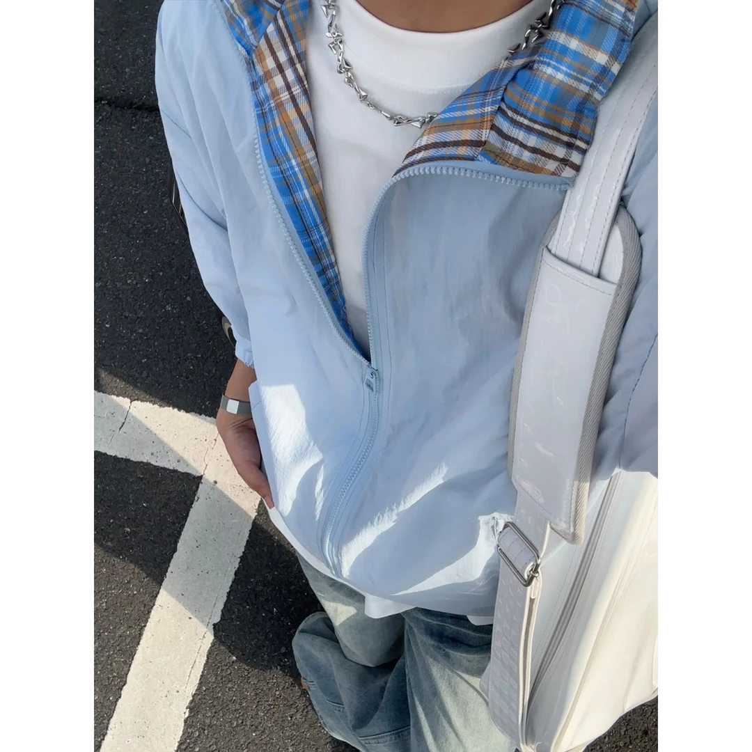 UPF50+冰川蓝防晒衣男夏季轻薄户外运动速干夹克凉感透气情侣外套