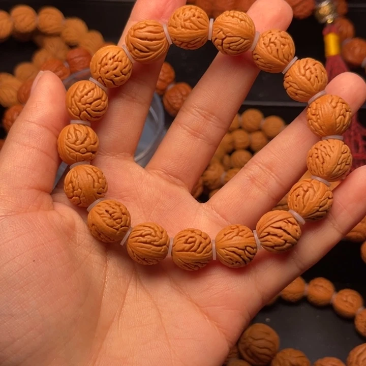 桃核吊坠龙纹桃核14