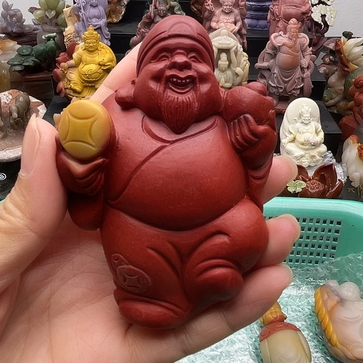 石英质玉未镶嵌手把件