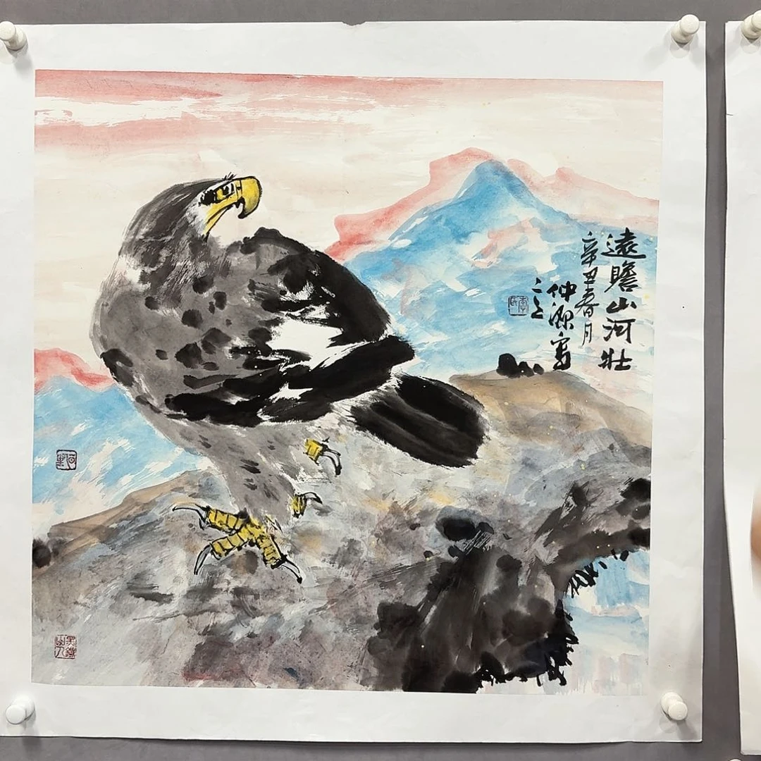 国画亲笔手绘放心去藏