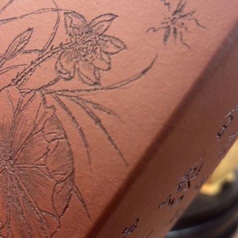 紫砂花盆天*全手工制