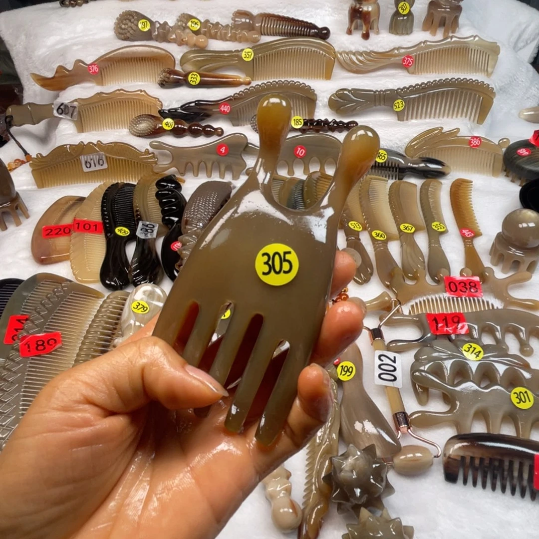 ****草牛角梳福利款梳子