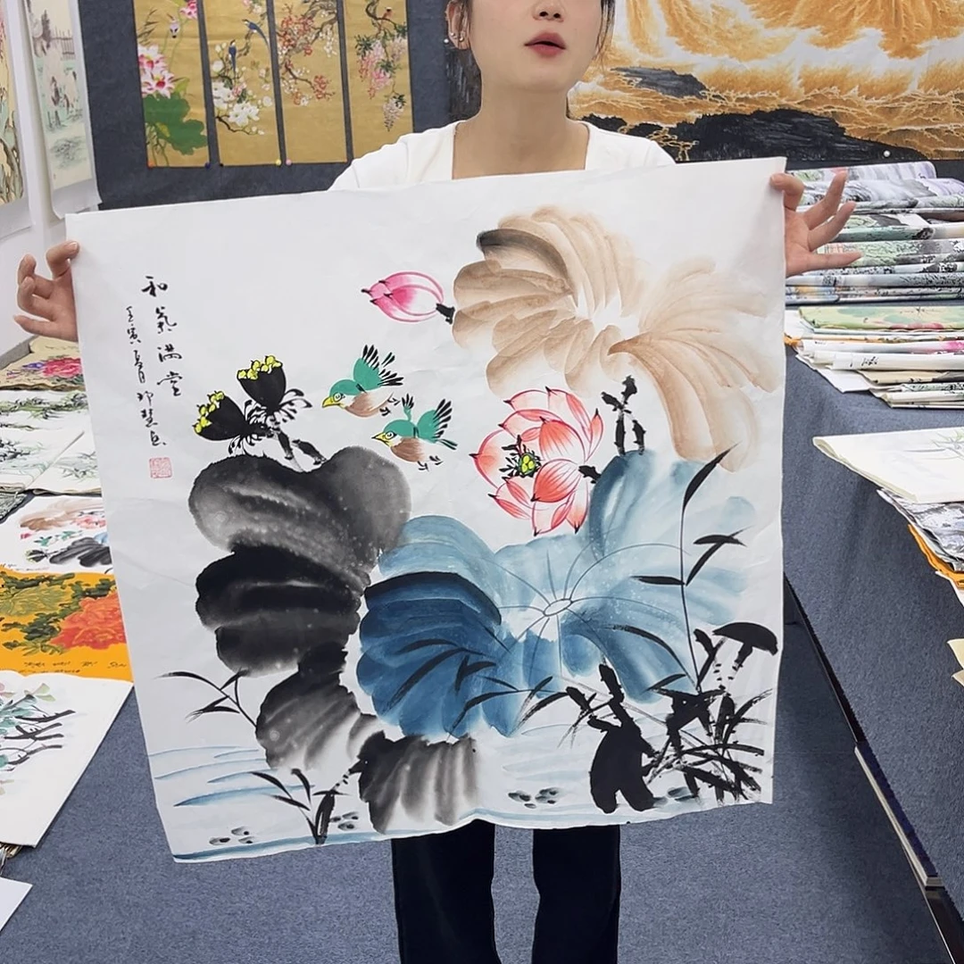 国画作品全场放漏