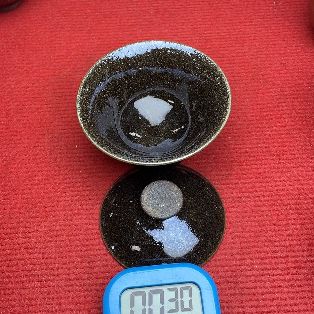 茶盏风**舟龙窑柴平口玉子