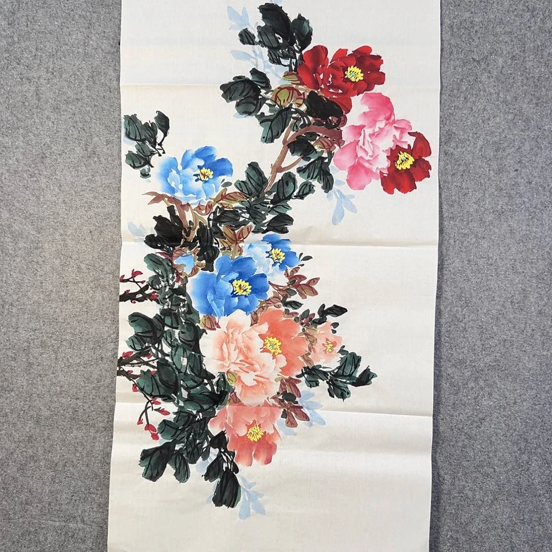 国画482 牡丹之花之香飘四时