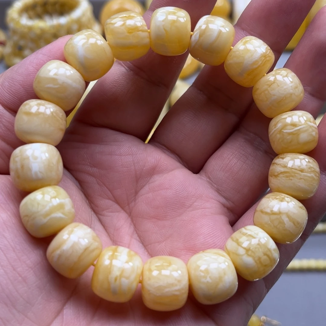 琥珀未镶嵌手链手串