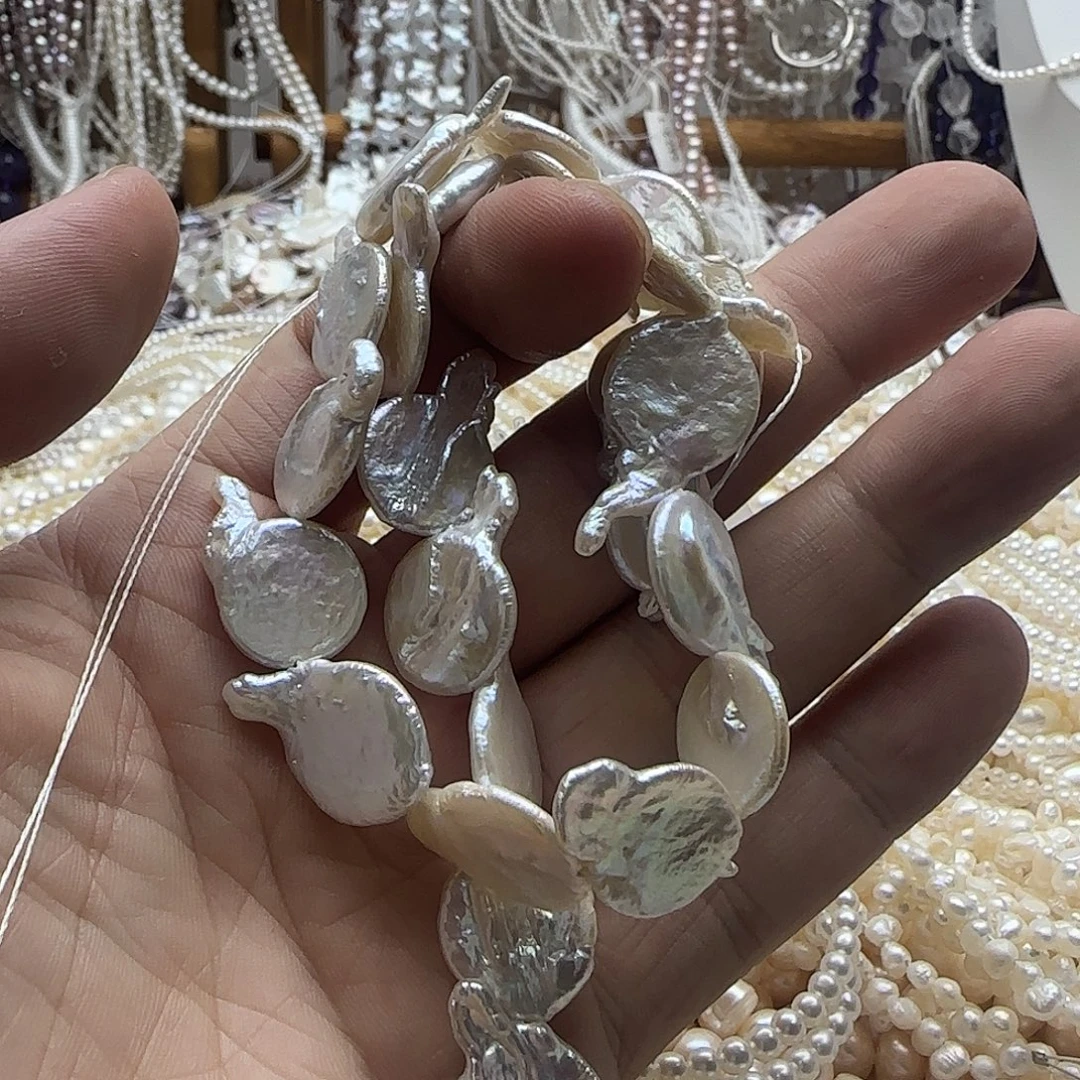 爱***你淡水珍珠未镶嵌半成品圆吧