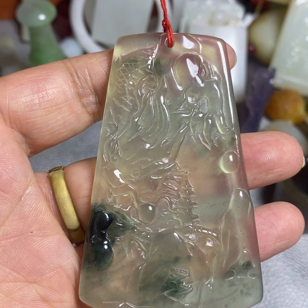 滴血莲花菩提吊坠