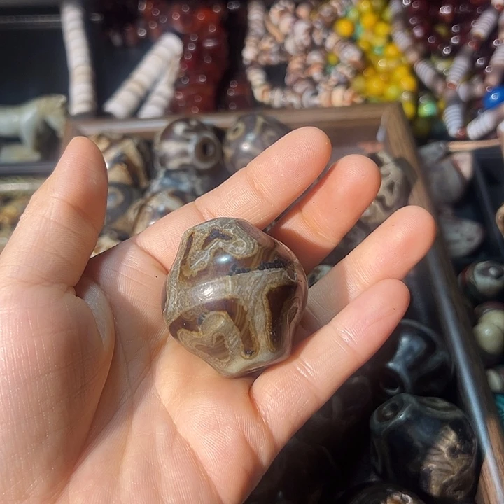 心***y玛瑙/玉髓合金颈饰