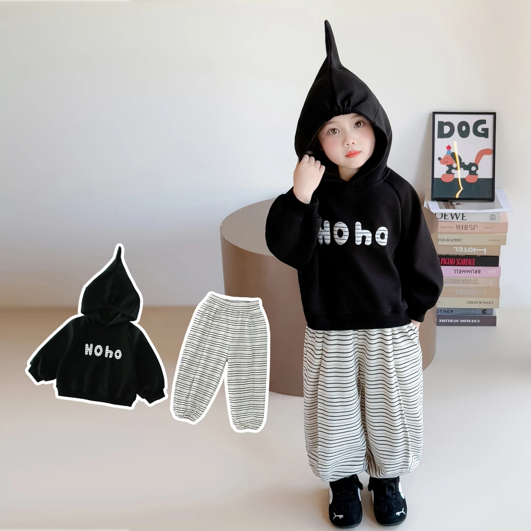 女童套装秋装2025新款洋气女孩时髦运动服童装春秋款儿童休闲卫衣