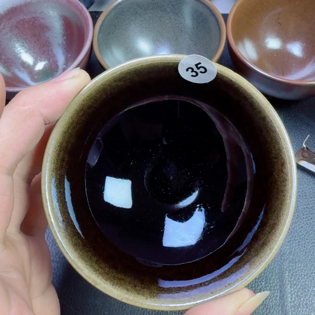 摆件古时茶器建窑建盏35