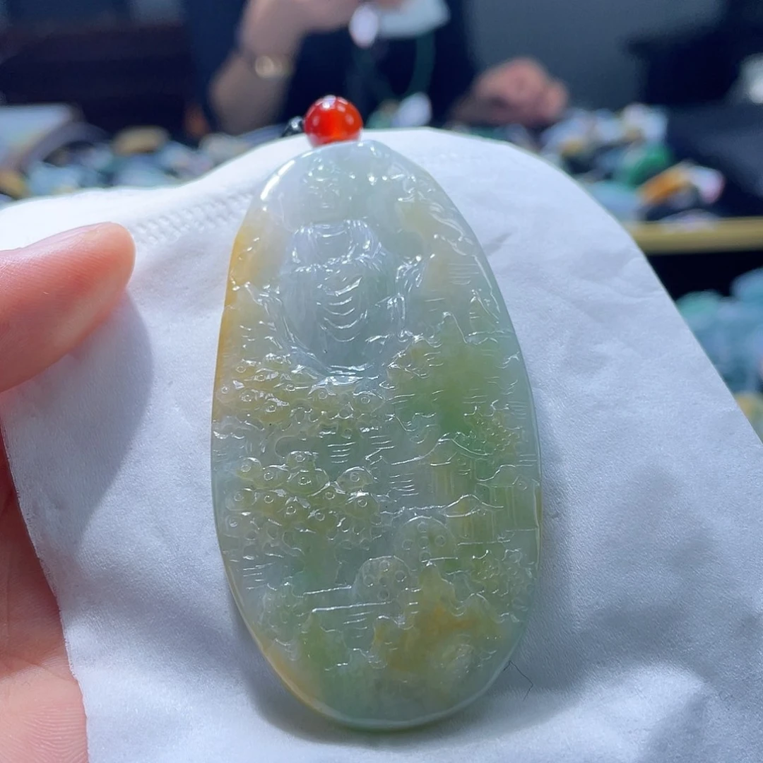颈饰未镶嵌翡翠一个