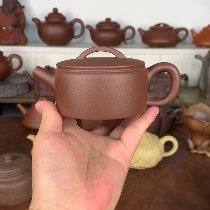 茶壶紫砂半手工汉瓦容量180