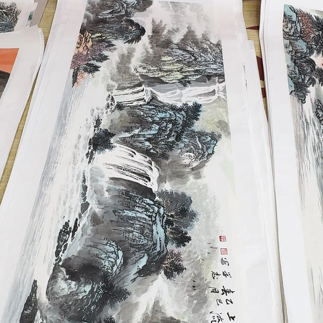 抖***抖国画180.70:手绘作品