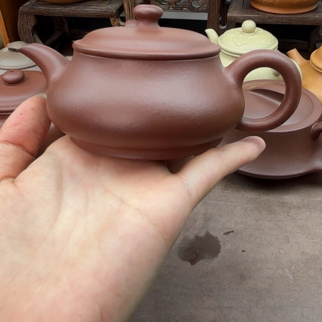 茶壶紫砂黄龙山紫泥明卢150