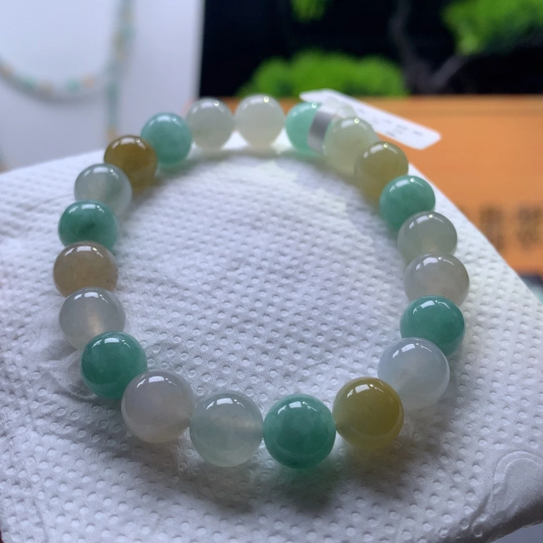 翡翠未镶嵌手链卡9