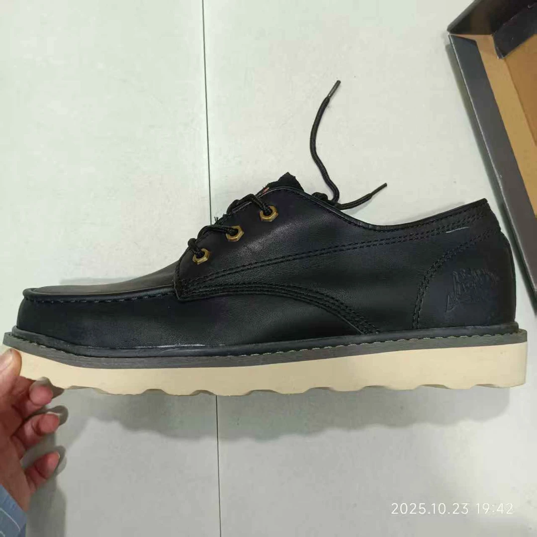默认瑕疵 低帮875款轻便休闲户外皮鞋工装鞋