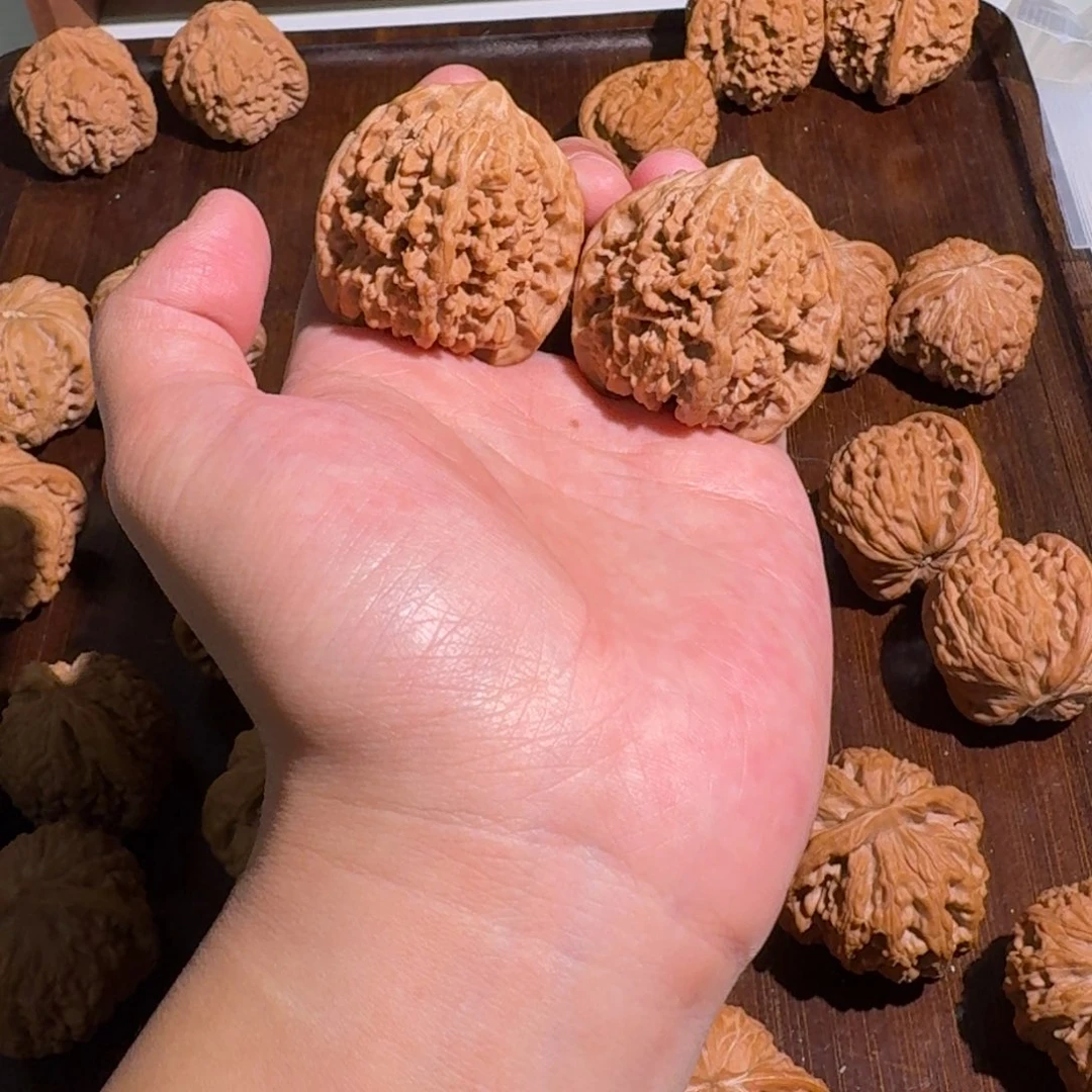 文玩核桃把件漫天星全品41 小断尺