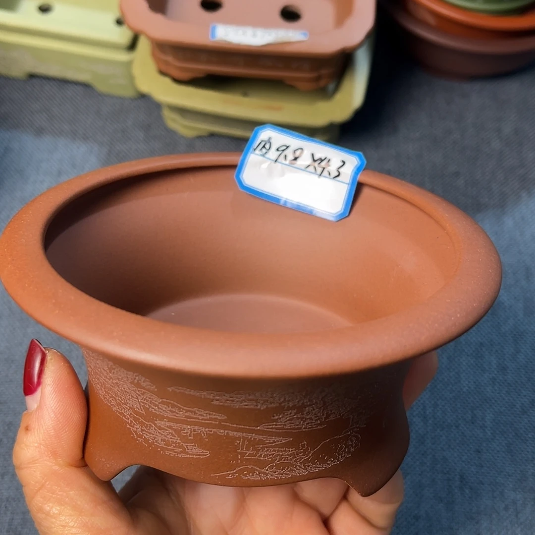 精选紫砂抖盆盆景盆