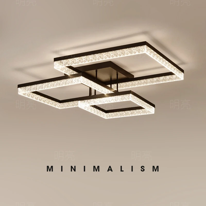明亮良品轻奢高级感客厅主灯2025新款意式极简吸顶灯护眼高档超亮