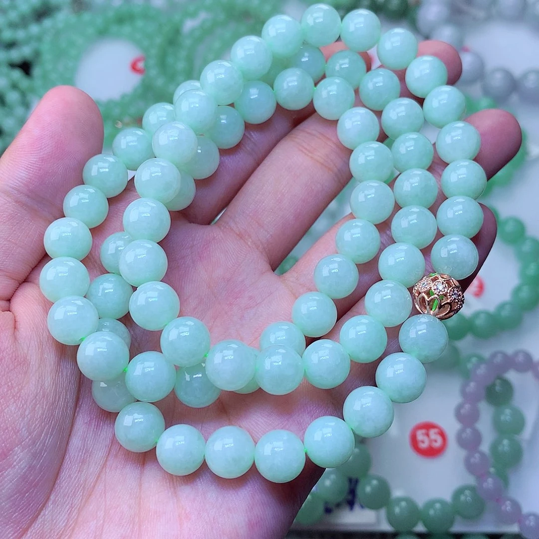 毛衣链未镶嵌翡翠卡9.5