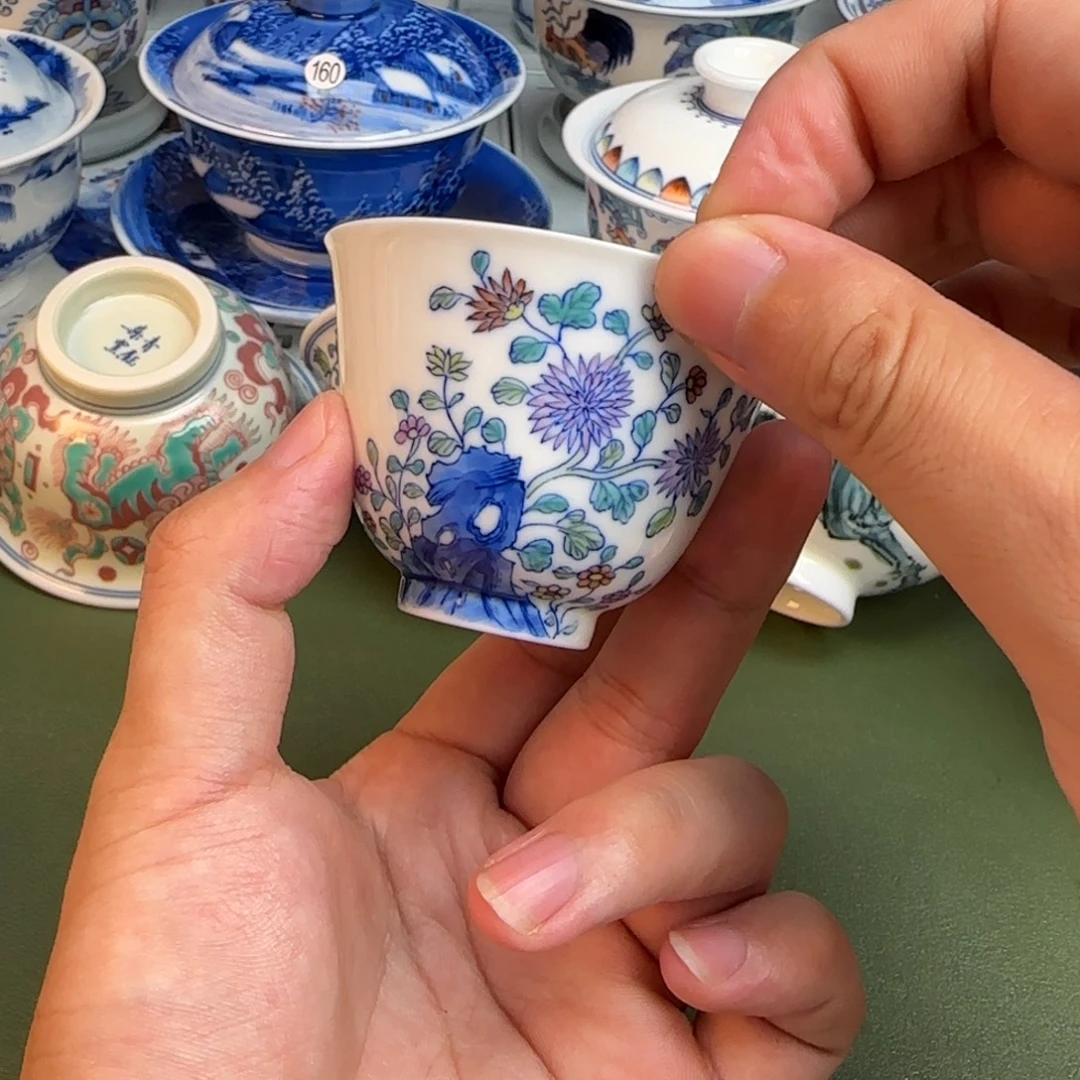 彦祖纯手工手绘茶具129