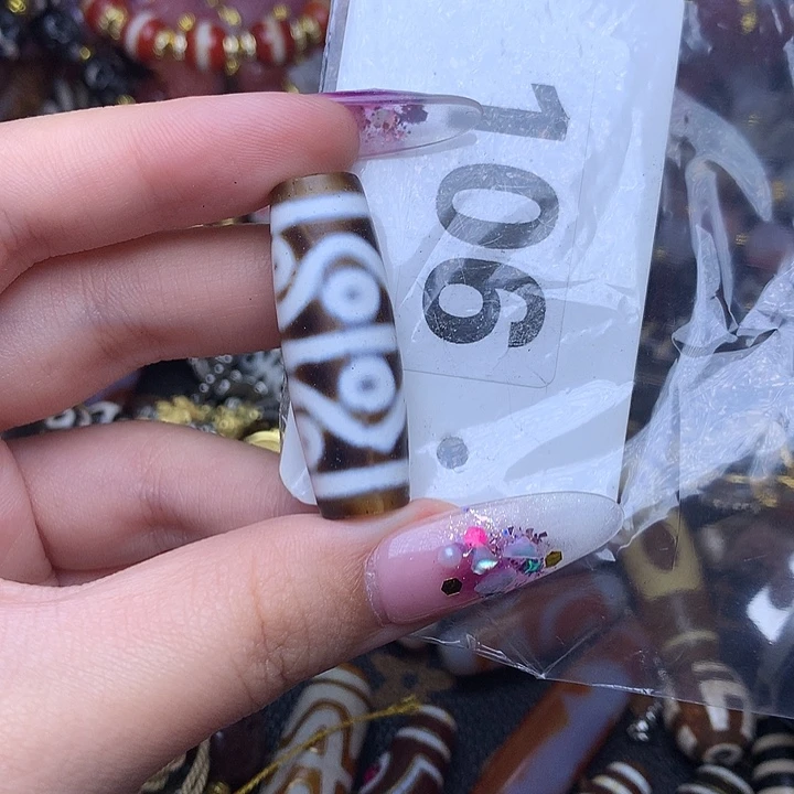 玛瑙/玉髓未镶嵌发一条