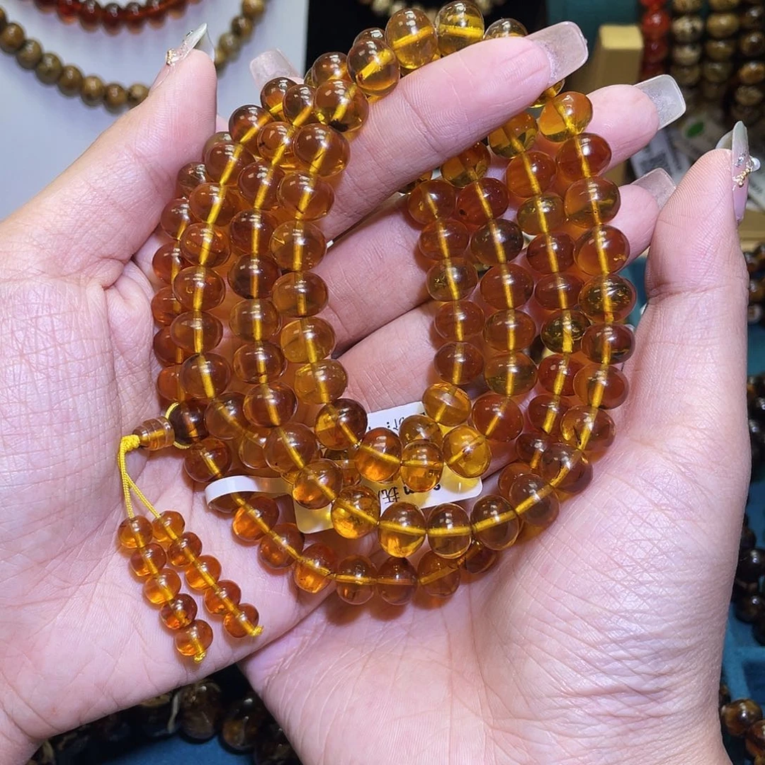 琥珀未镶嵌裸石抚顺琥珀9+金珀