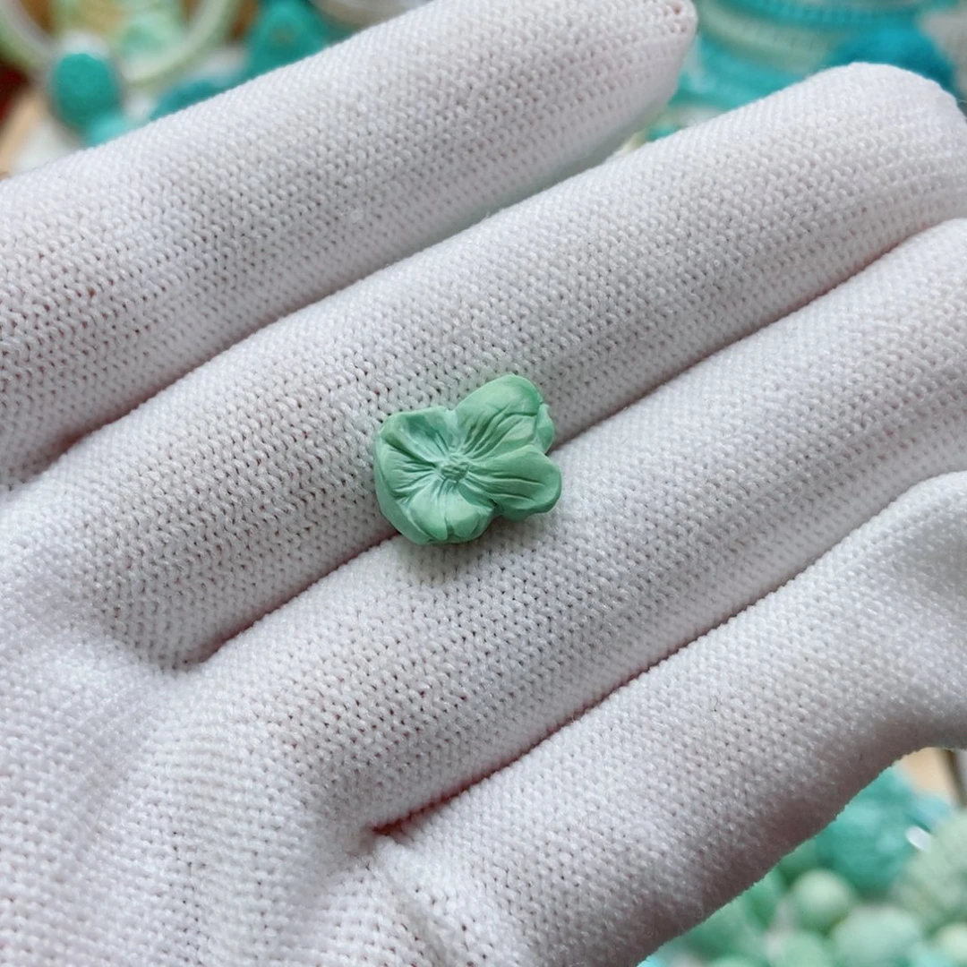 绿松石未镶嵌繁花