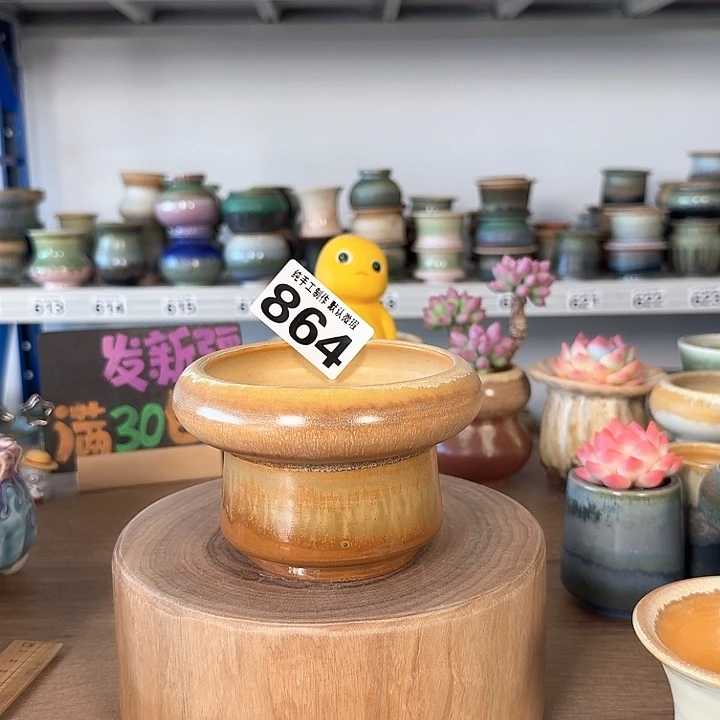 景德镇手工陶瓷盆 口10