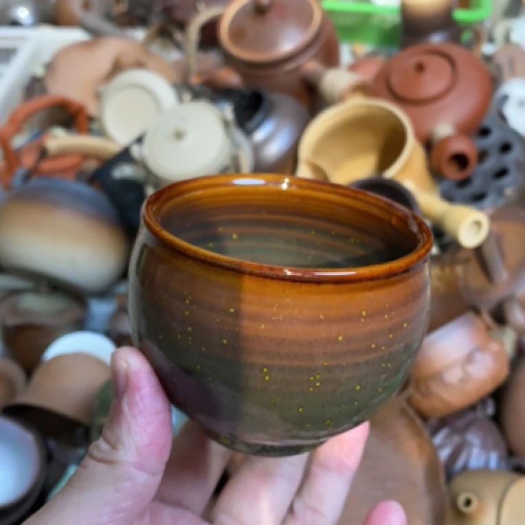 加厚窑变大容量风水缸杯180cc