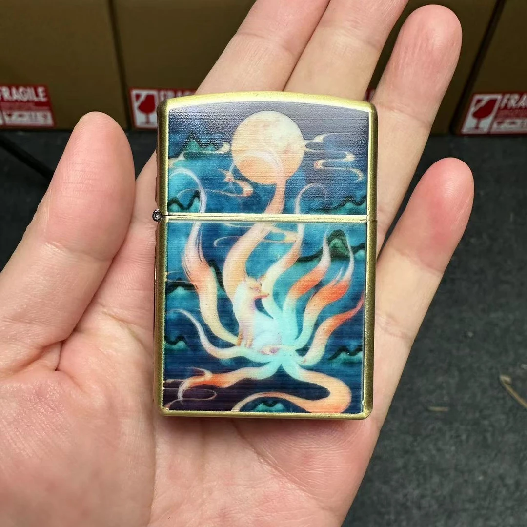 夜光九尾煤油打火机（需自行加油）z