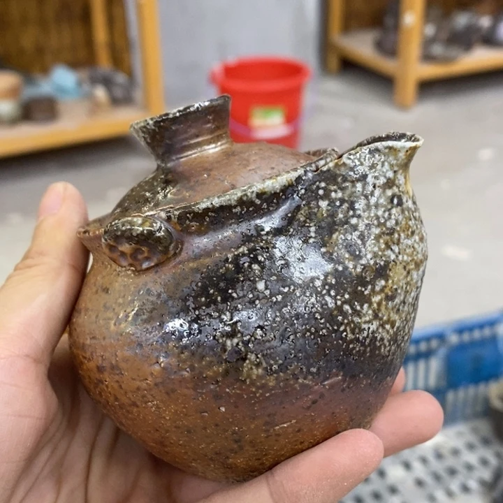 陶园柴烧，精品高货 071裂纹