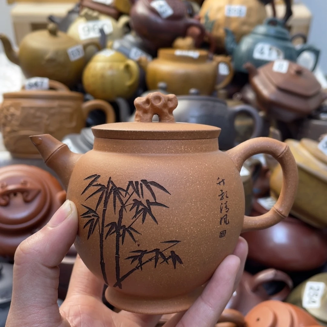 紫砂茶壶云***处紫砂微瑕