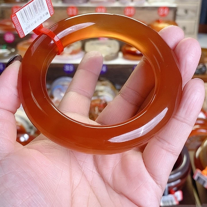 玛瑙/玉髓手镯未镶嵌湘****6