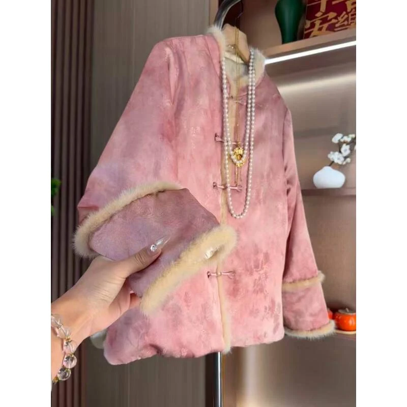 【云华】2025年冬季新款新中式国风外套2025D0951-芙姿FZ-园园