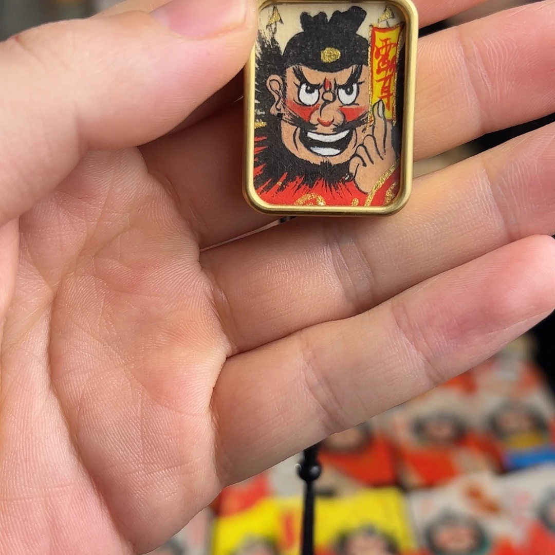小***咪纯手绘钟馗文创画画