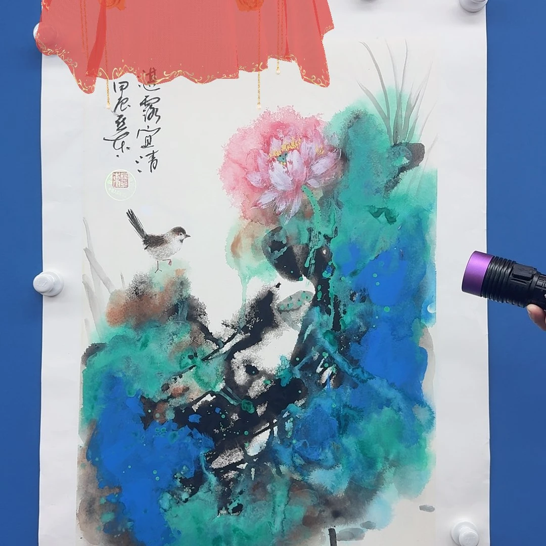 国画多次参加国内外大型