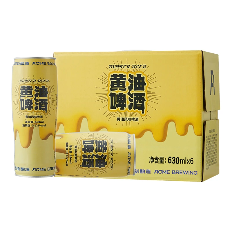 即刻酿造黄油啤酒精酿630ml一箱礼盒装