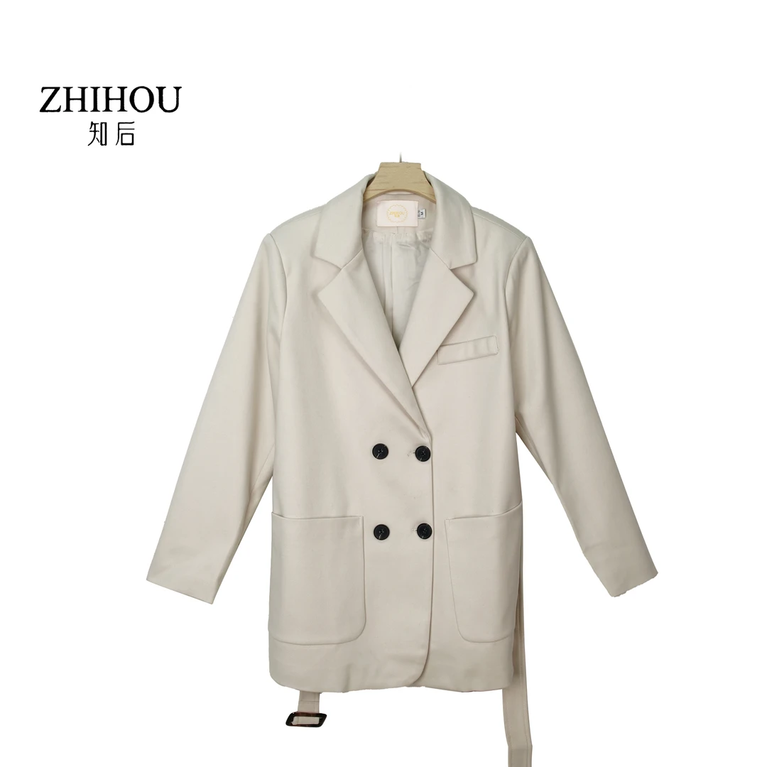 X0146【 轻奢撤柜】时尚翻领大气西装短外套
